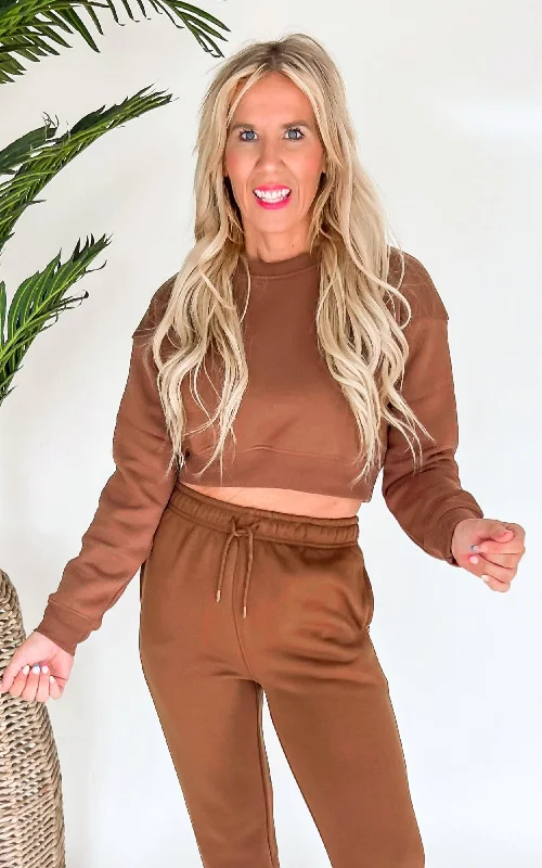 Cropped Fleece Sweatshirt | Mono B - Final Sale Sporty Women's Tennis