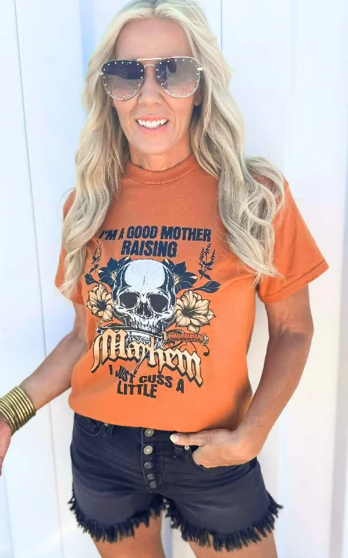 Good Mother Raising Mayhem Graphic T-shirt - Final Sale European
