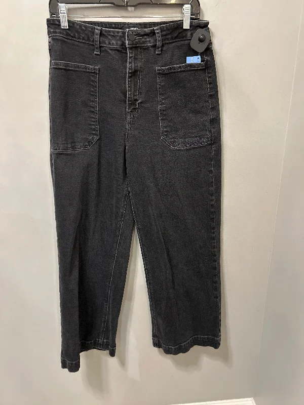 Jeans Wide Leg By Cmc In Black Denim, Size: 10 Practical Women's Quick - dry