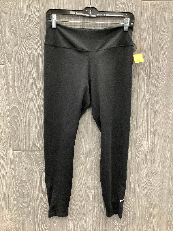 Athletic Leggings By Nike In Black, Size: L Cozy Women's Winter