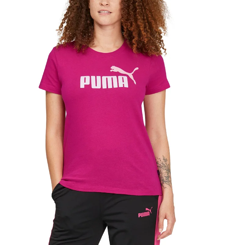 Women's Cotton Crewneck Short-Sleeve Logo T-Shirt Vintage Women's 1970S 