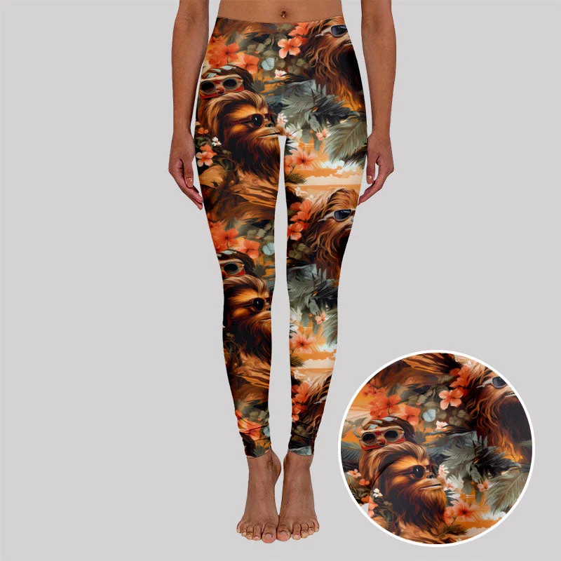 Chewbacca Geek Leggings Casual Women's Japanese 