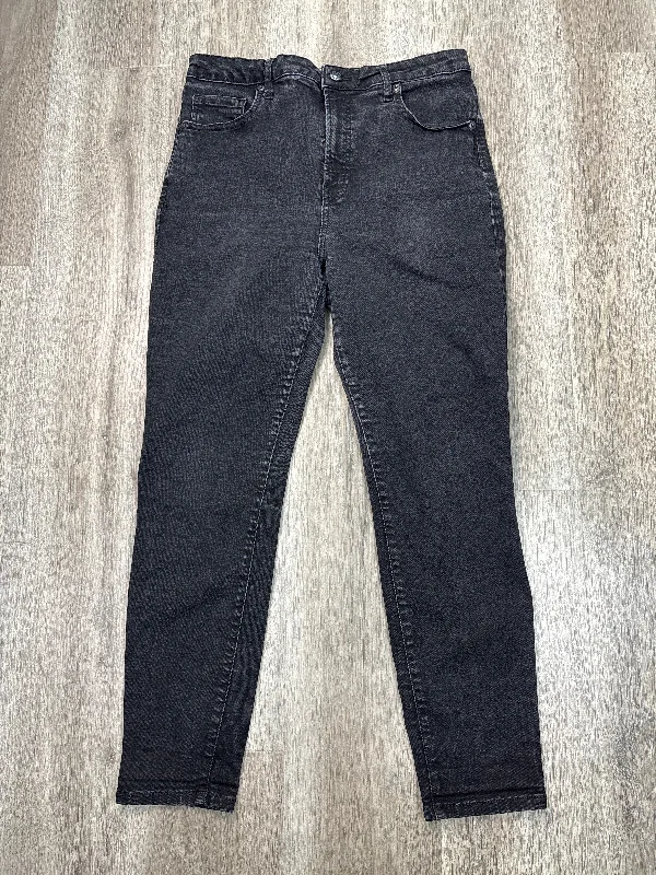 Jeans Skinny By Everlane In Black Denim, Size: 14 Refined Women's Velvet