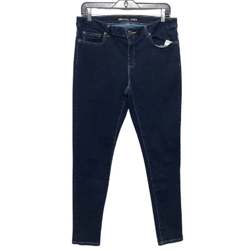 Jeans Skinny By Michael By Michael Kors In Blue Denim, Size:10 Cozy Women's Sherpa - lined