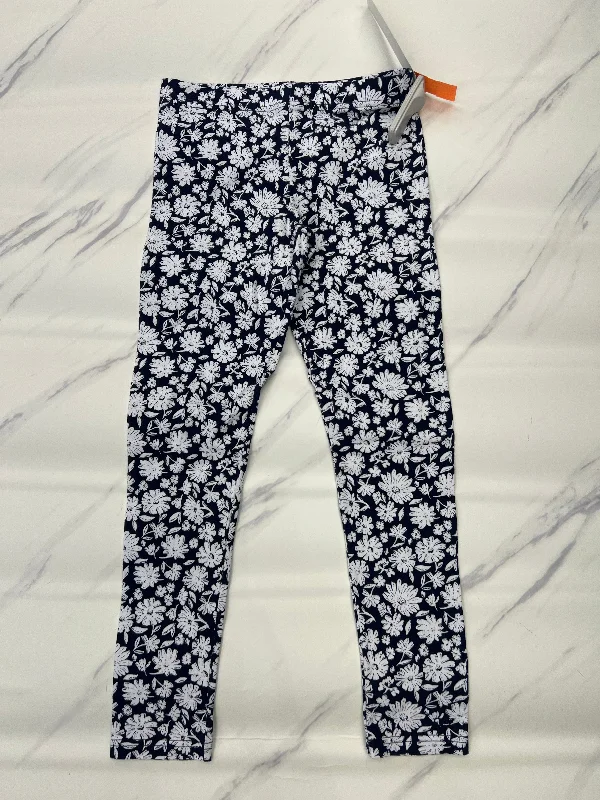 Athletic Leggings By Vineyard Vines In Blue & White, Size: M Luxurious Women's High -  end
