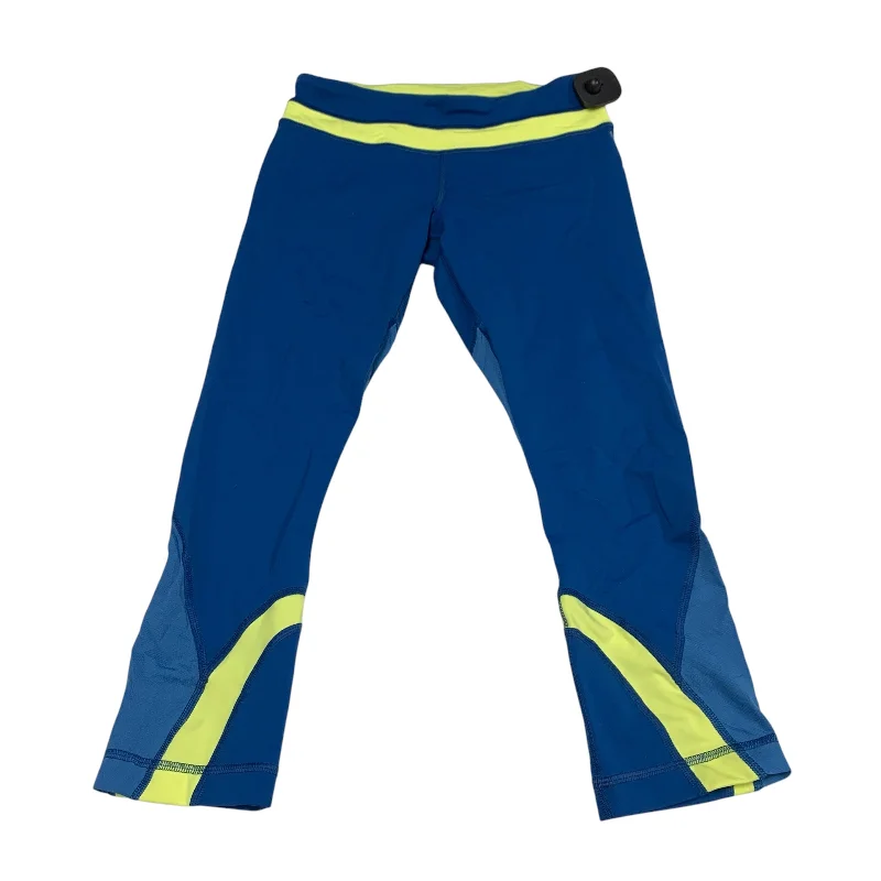 Athletic Leggings Capris By Lululemon In Blue, Size: S Classic Women's Tweed