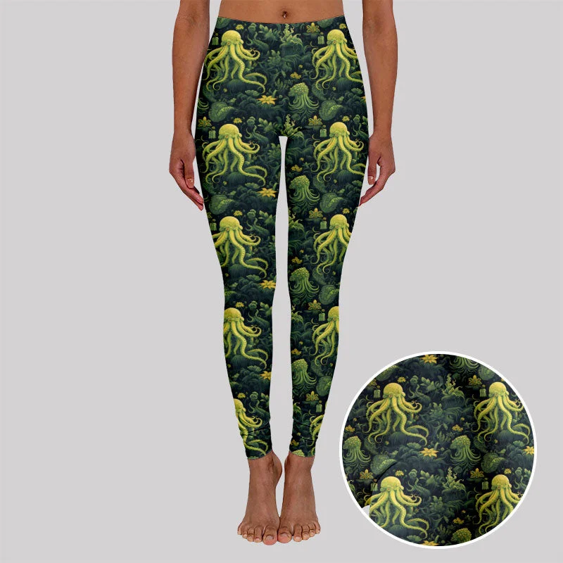 Cthulhu Geek Leggings Contemporary 
