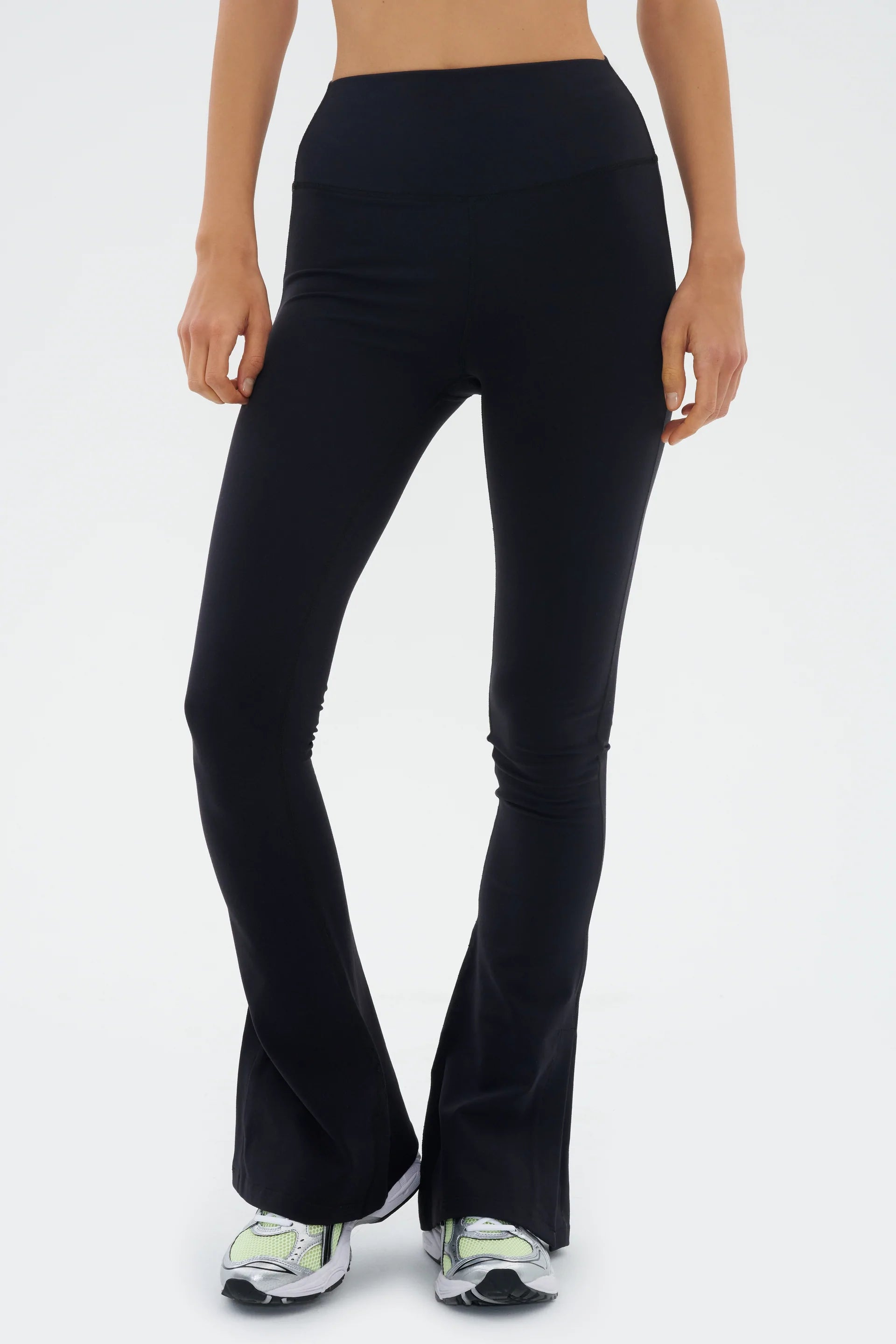 Raquel High-Waist Flare with Split Hem Streetwear Style for 