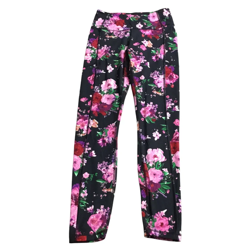 Athletic Leggings By Victorias Secret In Floral Print, Size: S Stylish Women's Neon