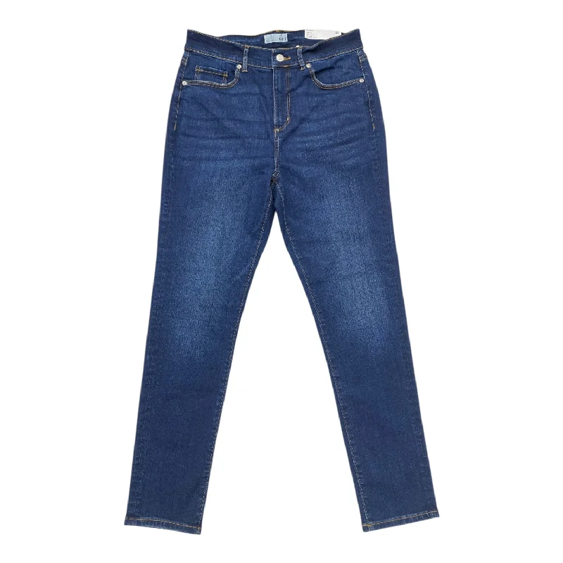 Jeans Skinny By Loft In Blue Denim, Size: 10 Adventure