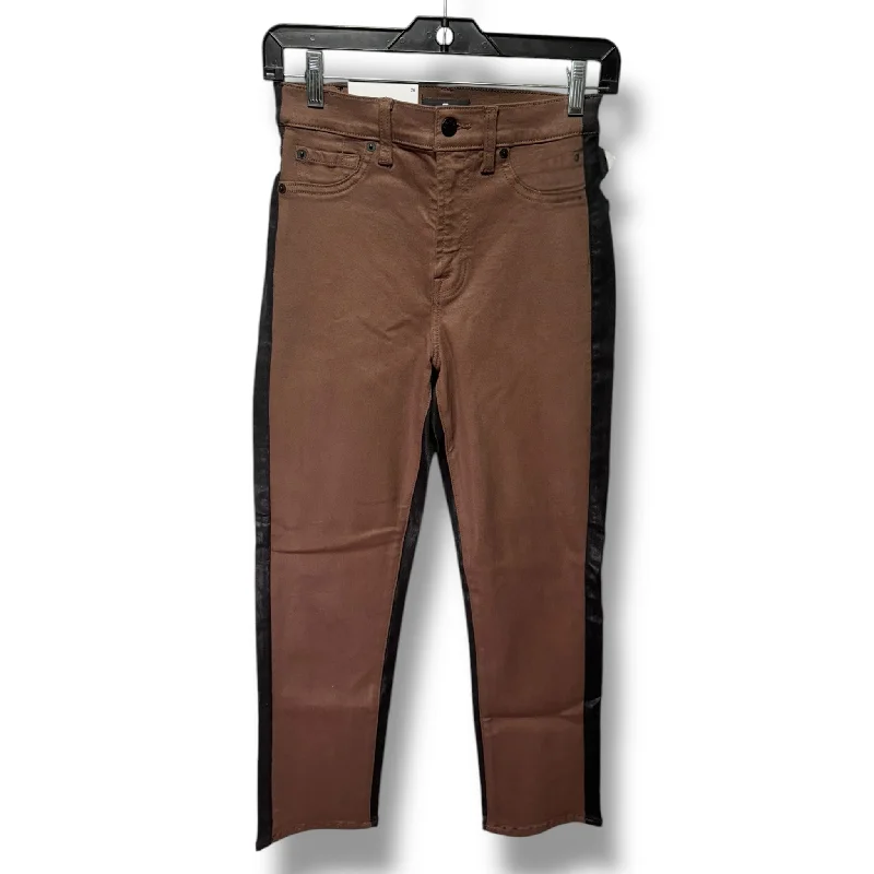 Jeans Skinny By 7 For All Mankind In Brown, Size: 2 Modern Women's Tech