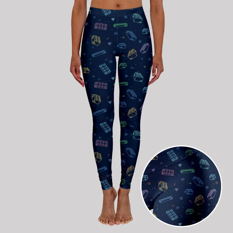 Building Blocks Geek Leggings Scandinavian