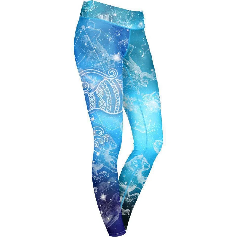 Aquarius Leggings Monochromatic All - in - one
