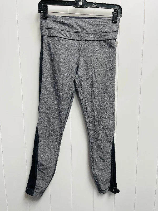 Athletic Leggings By Lululemon In Grey, Size: 4 garde