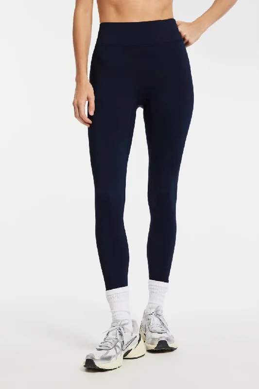 Center Stage Legging in Navy Blazer Polished Women's Silk