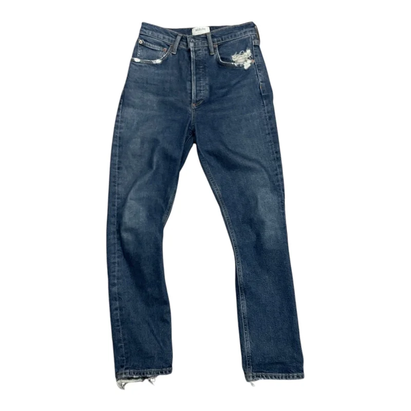 Jeans Straight By Agolde In Blue Denim, Size: 2 Sporty Women's Tennis