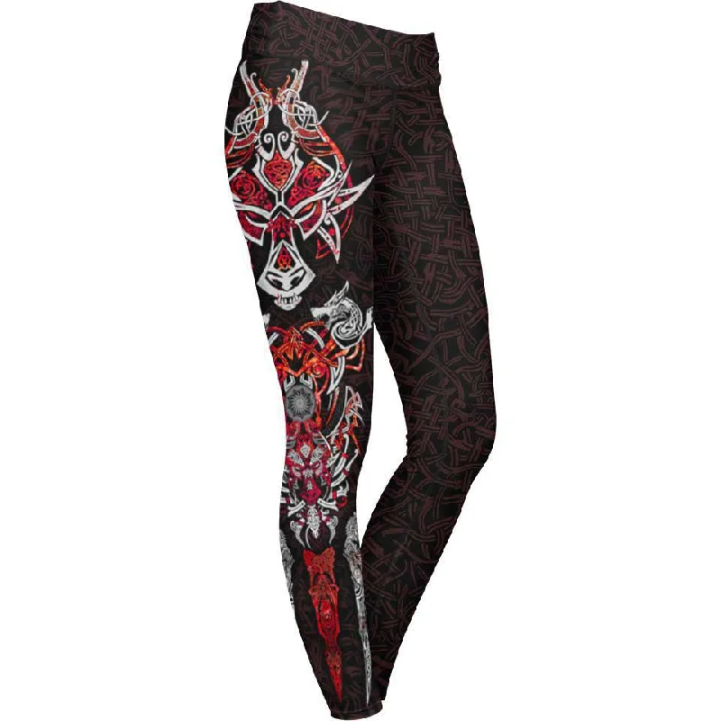 Fenrir Leggings - Crimson Edition Vacation